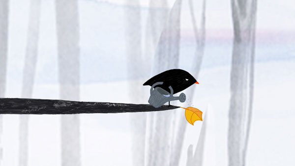 der-kleine-vogel-und-das-blatt